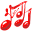 Music Red Icon 32x32 png